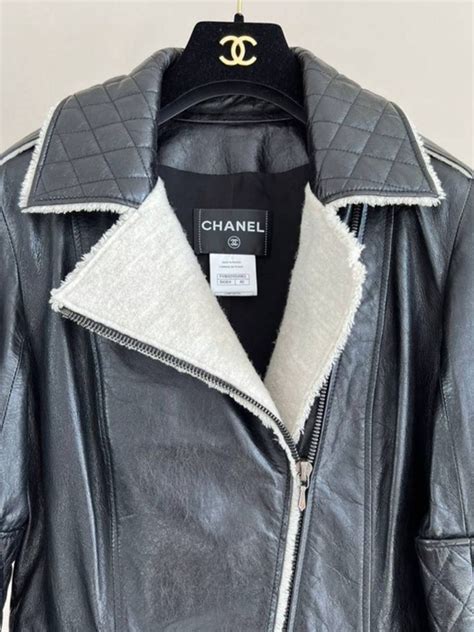 chanel mens leather jacket|chanel leather jacket price.